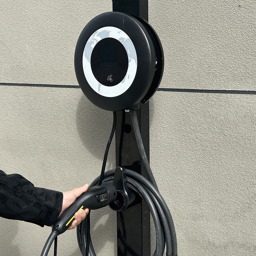 Home Wallbox EV Charger: Original wall-mounted product photograph
